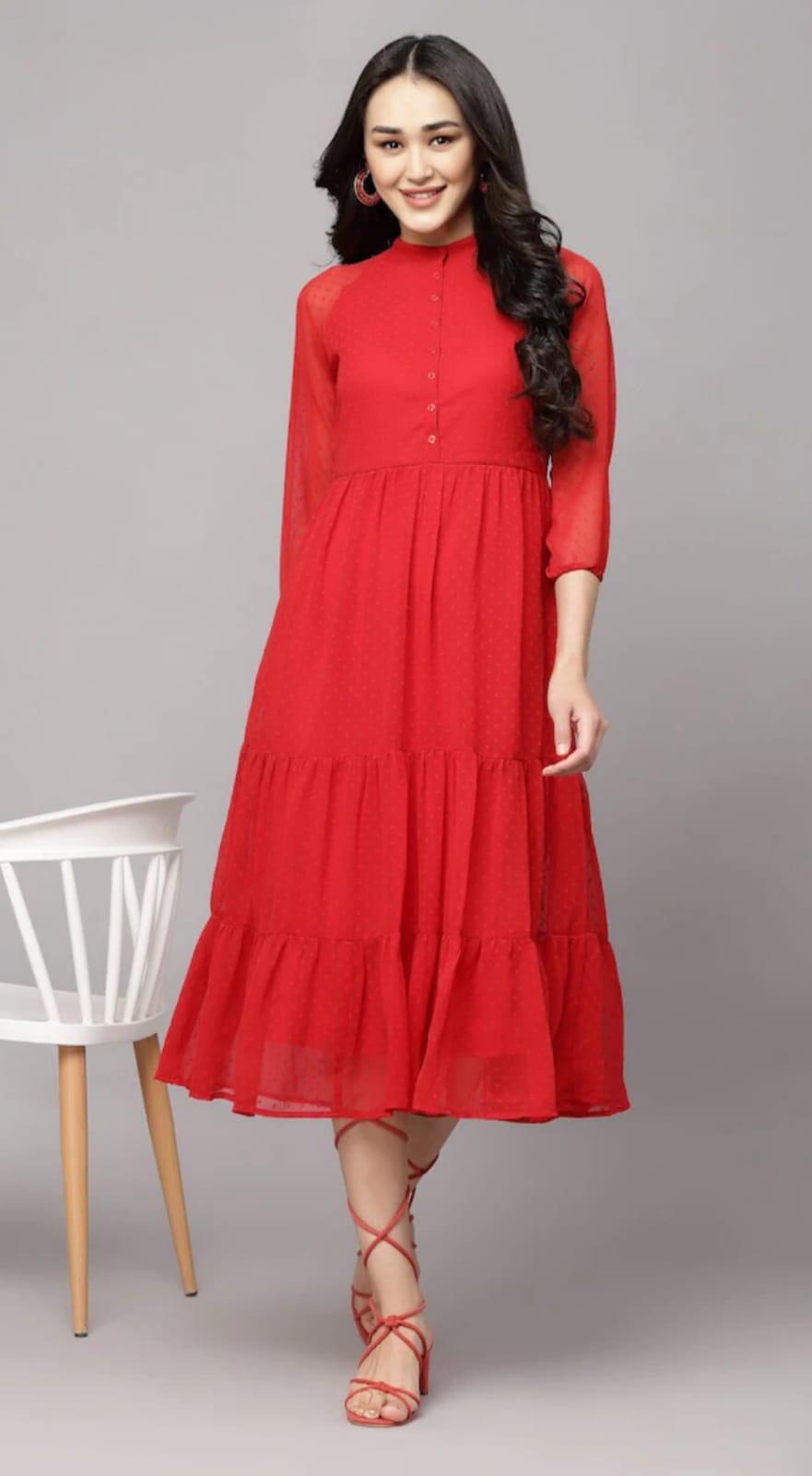 BPT Designer Red Designer Dresses 