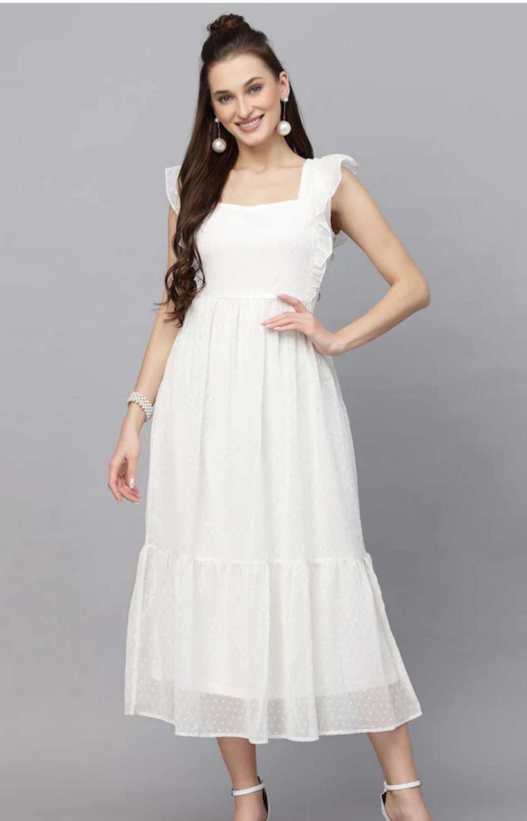 BPT Designer White Designer Dresses