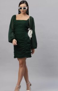 Green Bodycon Dress for women