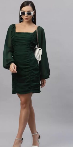 Green Bodycon Dress for women