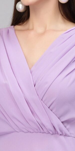 Lavender Long Dress For Womens