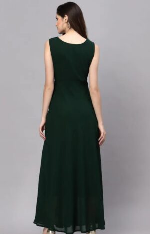 Green Long Dress For Womens