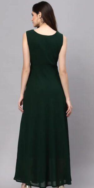 Green Long Dress For Womens